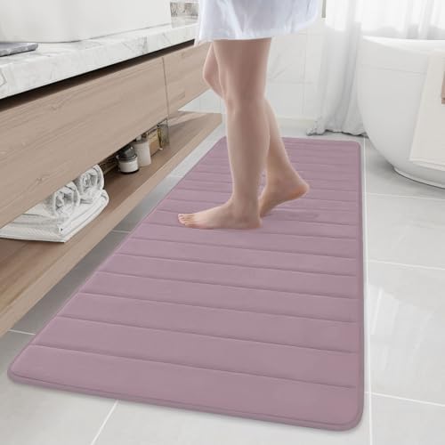 Buganda Memory Foam Bath Mat 70 x 24, Ultra Soft Absorbent Bathroom Rugs by Buganda