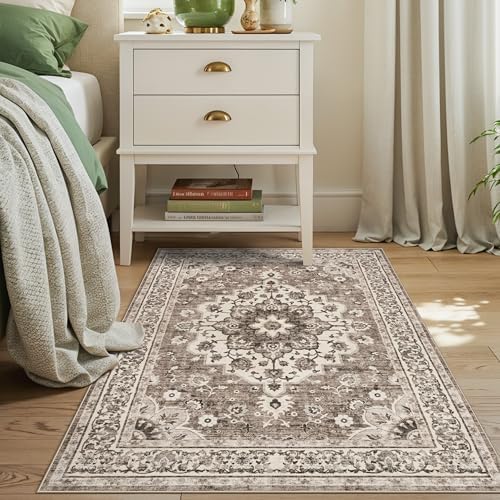 3x4 Rugs for Entryway Washable: Non-Slip Indoor Carpet for Kitchen Bathroom - Image 4