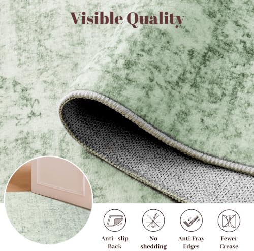 Homemate Washable Rug 6x9 Area Rugs - Vintage Rugs for Living Room - Image 4