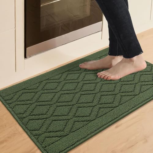 COSY HOMEER Kitchen Rugs and Mats 20"x30" Non Slip Kitchen Mats for Floor by COSYHOMEER