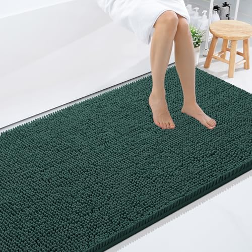 Smiry Bathroom Rugs 59X35, Luxury Chenille Extra Soft Absorbent Bath Mat by Smiry