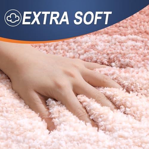 OLANLY Bathroom Runner Rug 44x20, Extra Soft Absorbent Microfiber Bath Rugs - Image 3