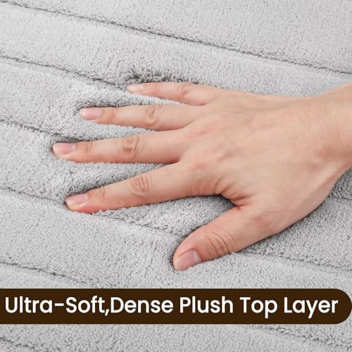 Sour Lemon Area Rugs 9x12 Living Room Bedroom, Large Carpet Grey Rug - Image 2