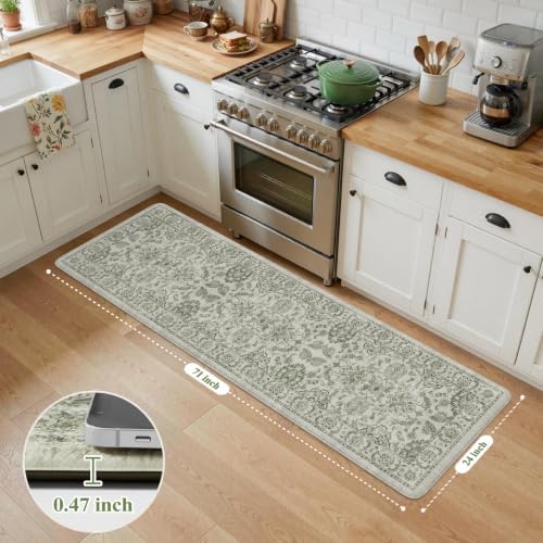 KIMODE Anti Fatigue Kitchen Mats for Floor Cushioned Kitchen Runner Rugs - Image 2