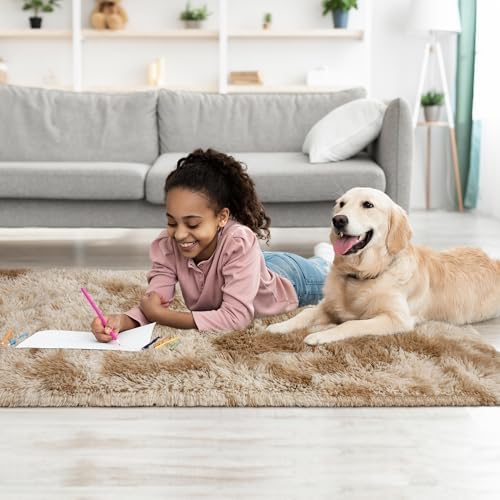 Tepook Fluffy Runner Rugs for Bedroom Aesthetic 2x6 Shag Soft Bedside Rug - Image 5