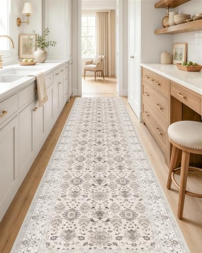 OLANLY 2x10 Washable Runner Rug, Soft Non Slip Carpet for Hallway Kitchen by OLANLY
