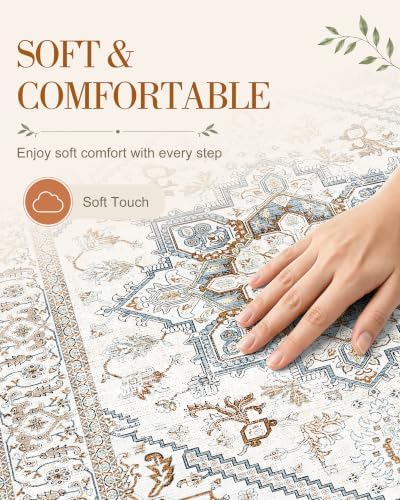 OLANLY 2x5 Washable Runner Rug, Soft Non Slip Carpet for Hallway Kitchen - Image 4