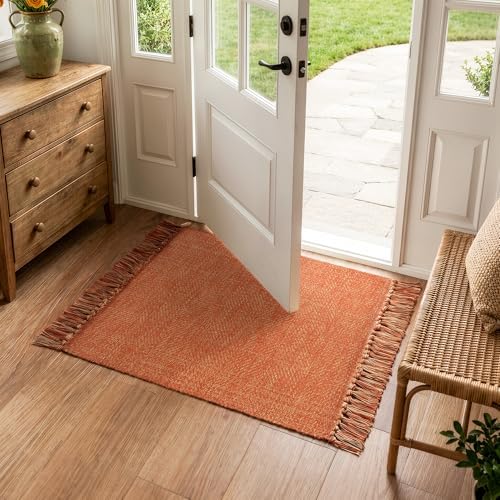 Collive Fall Bathroom Rug 2' x 3', Small Boho Farmhouse Kitchen Rugs - Image 6
