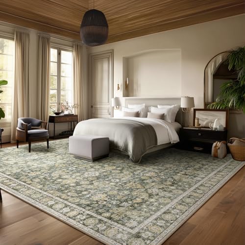 Machine Washable Rugs for Living Room: 9x12 Area Rugs for Bedroom - Image 3
