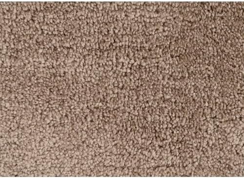 Garland Rug Traditional 24 in. x 40 in. Plush Nylon Washable Bath Rug Taupe - Image 5
