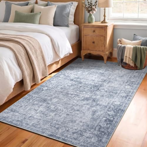 Homemate Washable Rug 4x6 Area Rugs - Vintage Rugs for Living Room by Homemate