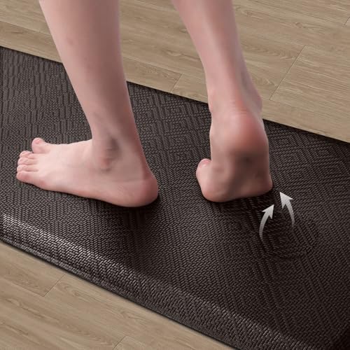 Anti-Fatigue Kitchen Mats for Floor Standing and Comfort Desk Mats 17"x39" - Image 3