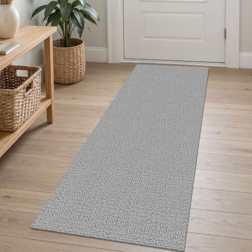 EARTHALL Washable Runner Rug, Non Slip Entry Runner, 2x5 Ft, Heather Gray by Unknown