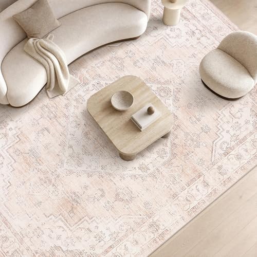 Garvee Pink Boho 9x12 Area Rugs for Living Room Bedroom - Image 2