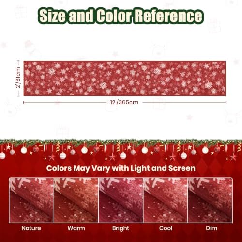 Long Hallway Runner Rug- Carpet Runners for Hallway 12ft, Anti Slip Backing Washable Rug Runner for Bathroom, Entrance, Living Room, Soft Low Pile Modern Rug Runner(2'x12', Red/White) - Image 2