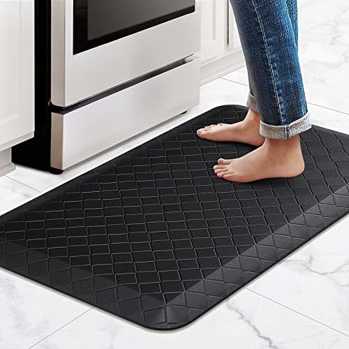 HappyTrends Kitchen Floor Mat - 4/5 Inch Thick Anti-Fatigue Kitchen Rug by HappyTrends