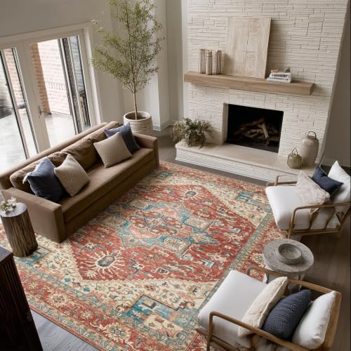 Machine Washable Rugs for Living Room: 6x9 Area Rugs for Bedroom - Image 2