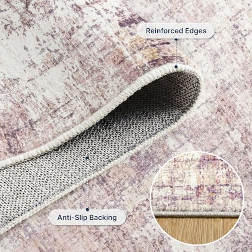 9x12 Area Rugs Washable Modern Abstract Living Room Bedroom Rug - Image 3