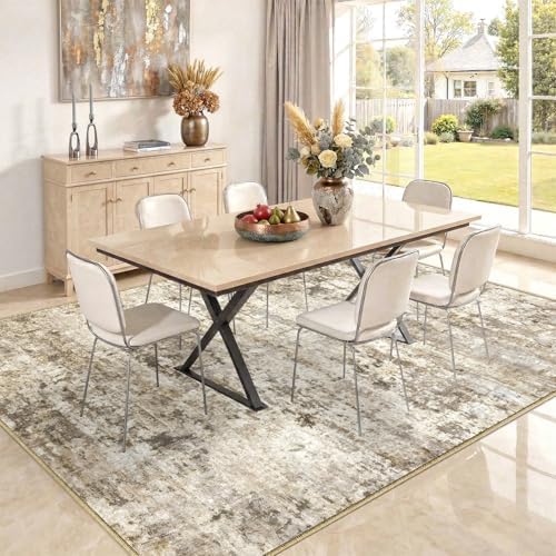 5x7 Area Rugs Washable Living Room Rug Non Slip Soft Carpets - Image 4