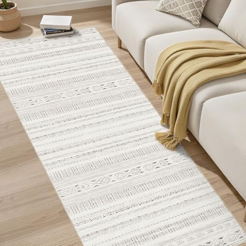 cotiled Hallway 2.6x8 Runner Rugs Washable Boho Moroccan Soft Rug - Image 5