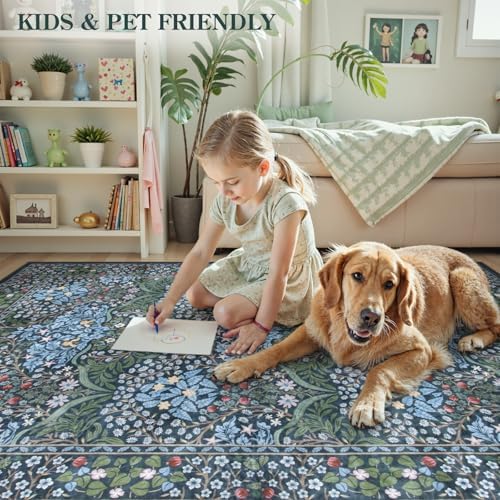 Lahome Floral Washable Kitchen Runner Rug, 2x6 Runners for Hallways - Image 5