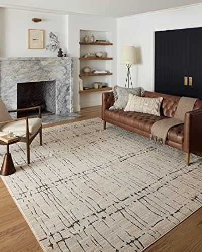 Loloi Darby Sand/Dk. Grey 9'-2" x 13' Area Rug by Unknown