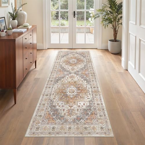 befbee 2x6 Hallway Runner Rug Non Slip Washable Kitchen Rugs Turmeric by Befbee