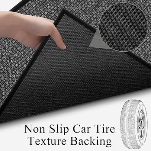 5ft Boho Kitchen Rugs and Mats Non Skid Washable, Braid Jute Kitchen Floor Runner Absorbent Kitchen Carpet Sink Rug - Image 6