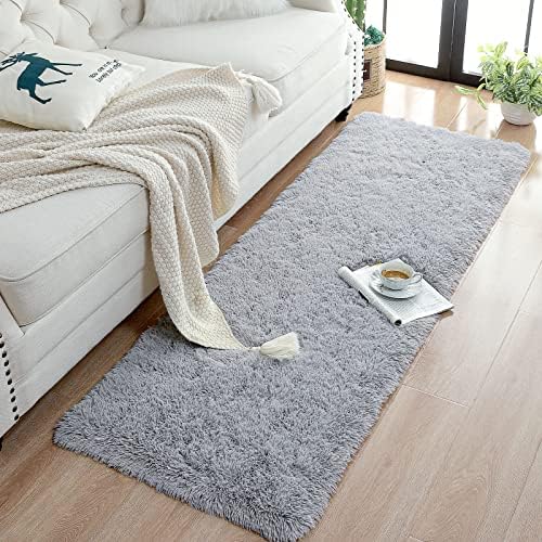 Chicrug Soft Runner Rug for Bedroom Living Room Plush Fluffy Rugs 2x6 - Image 5