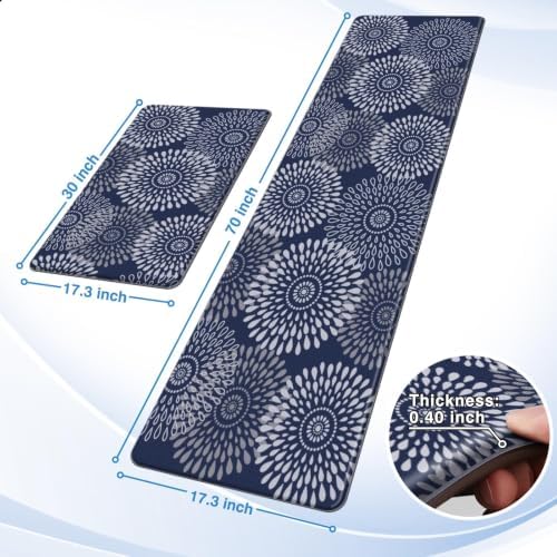 LuxStep Kitchen Mats for Floor,Cushioned Rug Anti-Fatigue for Kitchen Decor - Image 3