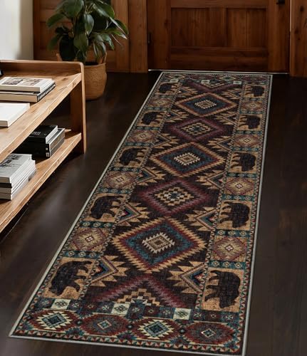 YIHOUSE Washable Western Cabin Runner Rug 2x6 Hallway by YIHOUSE