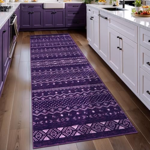 SERISSA 2x5 Washable Non-Slip Boho Runner Rug for Kitchen by SERISSAHomeDecorCollection
