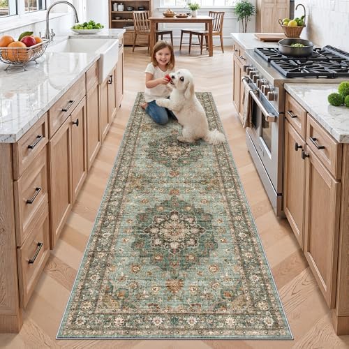 TOPRUUG 2x8 Hallway Runner Rug: Soft Washable Rugs for Kitchen Bathroom by TOPRUUG