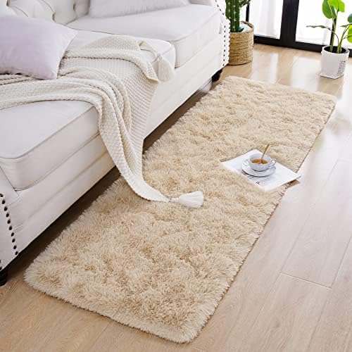 Chicrug Soft Runner Rug for Bedroom Living Room Plush Fluffy Rug 2x6 - Image 5