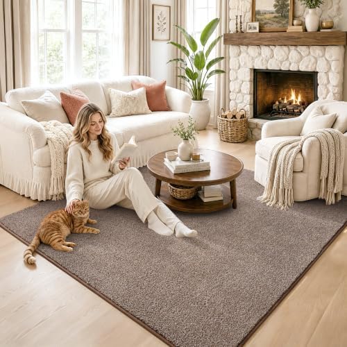 Keeko 4x4 Square Area Rugs for Living Room Bedroom,Soft Washable Carpet - Image 4