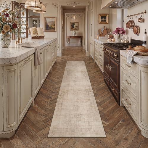2x8 Beige Vintage Runner Rug by WondRg