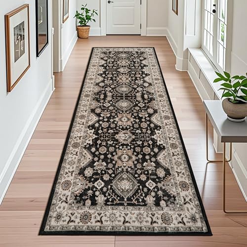 Washable Hallway Runner Rug 4x12: Non Slip Runner Rugs with Rubber Backing - Image 4