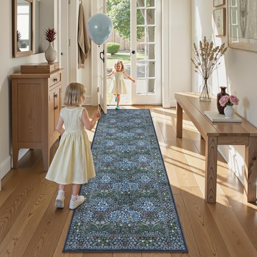 Lahome Floral Washable Kitchen Runner Rug, 2x6 Runners for Hallways - Image 2