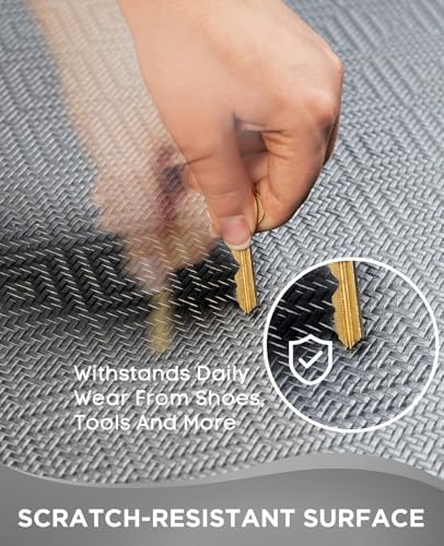 Ophanie Kitchen Mats for Floor, 3/4 Inch Thick, 20x48 Anti Fatigue Cushioned Mat,Kitchen Rugs,Waterproof,Comfort Ergonomic Standing Mat for Office,Home,Sink with 99+ Pairs of Anti-Slip Bottom Ridges - Image 5