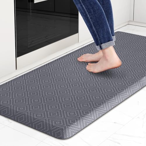 Anti-Fatigue Kitchen Mats for Floor Standing and Comfort Desk Mats 17"x39" by Mattitude