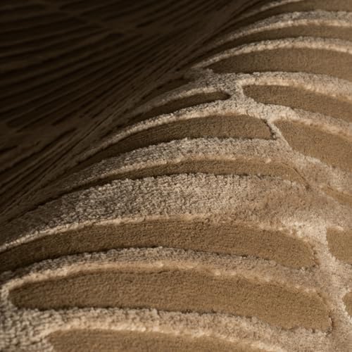 nuLOOM Kailani Sand Abstract Washable Area Rug, 9' x 12' - Image 7