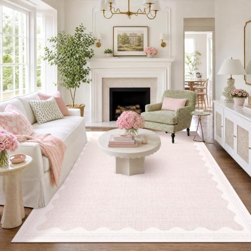 GarveeHome Scalloped Rug by GarveeHome