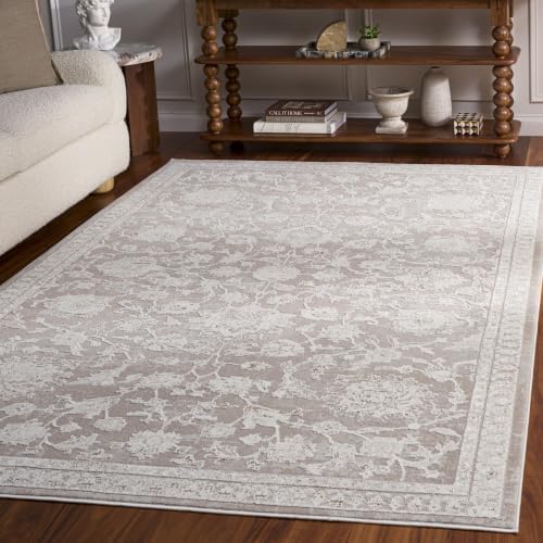 SAFAVIEH Parker Area Rug 4x6, Textured Ivory & Beige PRK158A by Unknown