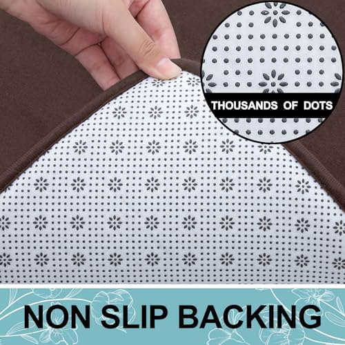 Smiry Memory Foam Bath Mat 59x20, Extra Soft and Absorbent Bathroom Rugs - Image 6