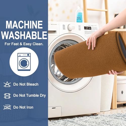 OLANLY Memory Foam Bathroom Runner Rugs 59x20, Absorbent Long Mat, Ochre - Image 6