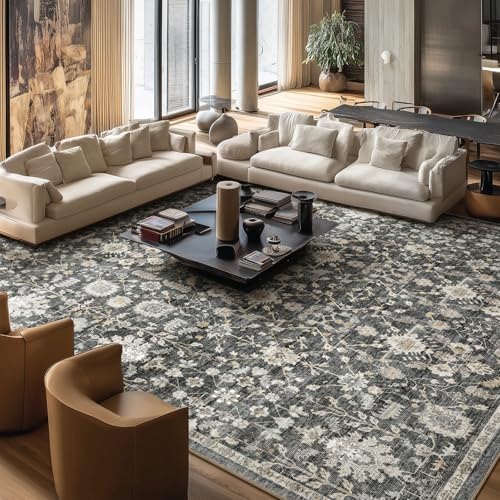 Machine Washable Rugs for Living Room: 10x14 Area Rugs for Bedroom - Image 3