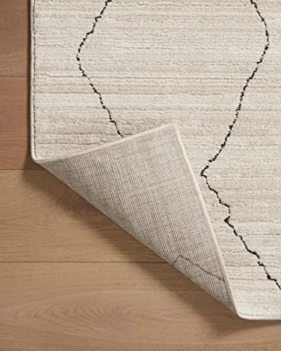 Loloi Darby Sand/Charcoal 2'-7" x 4' Accent Rug - Image 7
