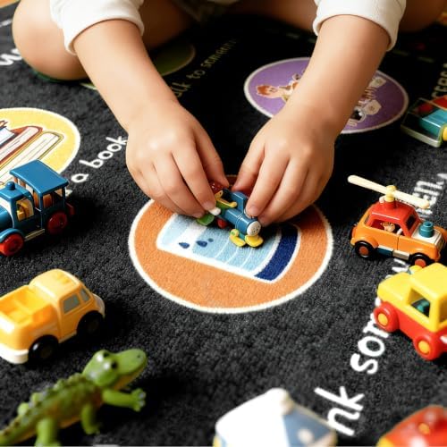 Large Classroom Rug Elementary 8x10 ft, Rug for Classroom - Image 6