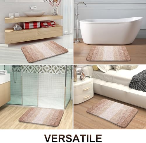 OLANLY Bathroom Runner Rug 59x20, Extra Soft Absorbent Microfiber Bath Rugs - Image 6