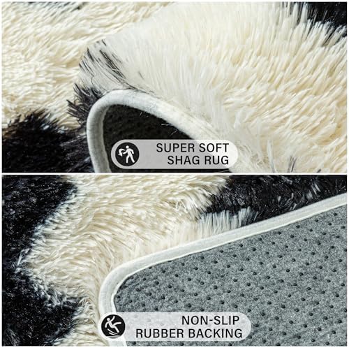 PureCozy Soft Shag Rug 8x10 Living Room High Pile Non-Slip Fluffy Carpet - Image 6